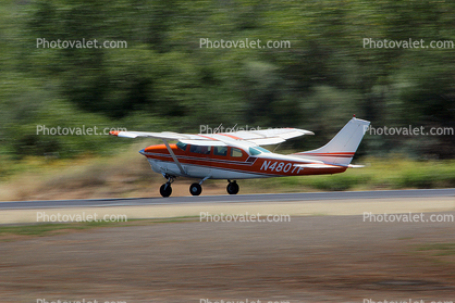 N4807F, Cessna TU206A, Cloverdale Municipal Airport, Sonoma County, California