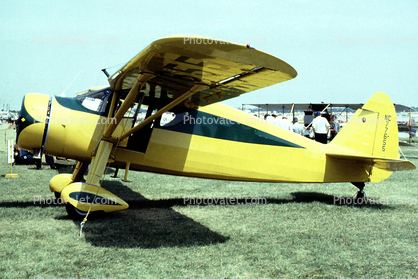 N77655, Fairchild 24W-46, F-24, F-24W, yellow