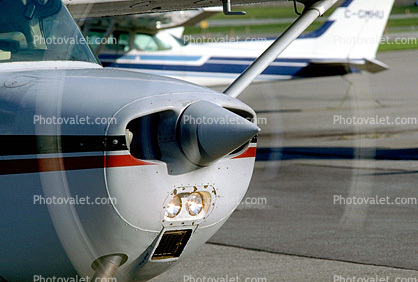 Spinning Propeller, Buttonville Municipal Airfield, Toronto, Canada, (YKZ)