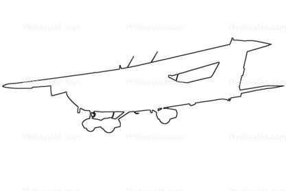 N3359T, CESSNA 177 outline, line drawing, shape