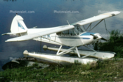 Lake, River, Floatplane, Pontoons