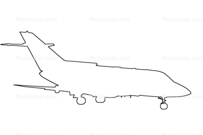 N626CG, British Aerospace BAE 125 series 800A, Outline, line drawing, shape