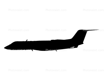 Gulfstream Aerospace GIV-X (G450) silhouette, logo, shape