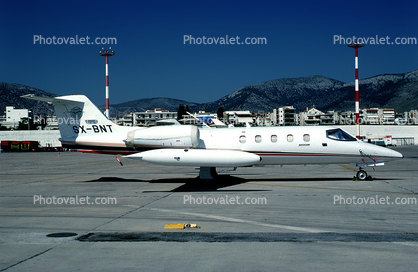 SX-BNT, Gates Learjet-35A, Aegean, wingtip fuel tanks