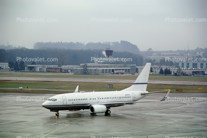 N737CC, BBJ, Boeing 737-74Q, 737-700 series, CFM56-7B24, CFM56
