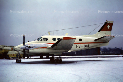 HB-GCI, Transair (Suisse) SA, King Air 65-90