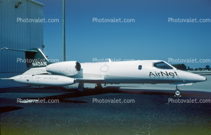 N40AN, AirNet, Learjet
