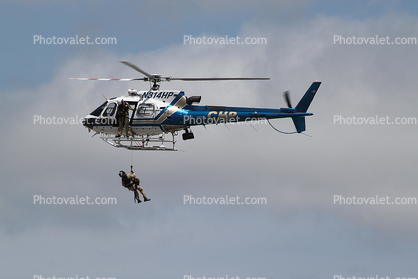 Eurocopter AS 350 B3, N314HP, CHP, California Highway Patrol, Rescue, Aerial Transfer