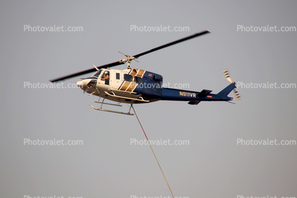 N911VR, Bell 212, Rogers Helicopters Inc, Helicopter Base for the Sonoma County Fires of October 2017