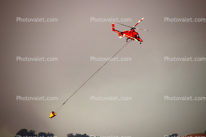 N161KA, Kaman K-Max, Medium lift helicopter, Helicopter Base for the Sonoma County Fires of October 2017