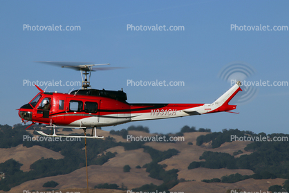 N931CH, Bell 205A-1, Helicopter Base for the Sonoma County Fires of October 2017