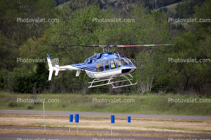 N406LS, Bell 407GX, Cloverdale Municipal Airport