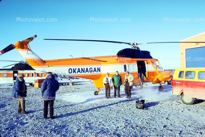 CF-ELO, Sikorsky S-62A, Okanagan Helicopters, Inuvik, NWT Canada