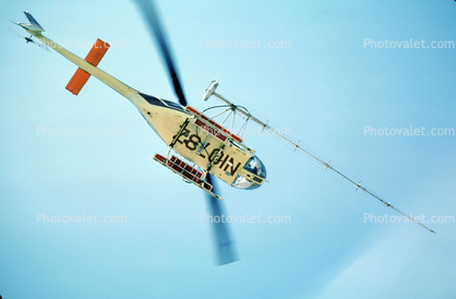 N1073Z, cleaning insulators, Bell 206B JetRanger III