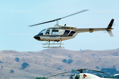 N3903L, firefighting in California, Bell 206 JetRanger, Aris Helicopters