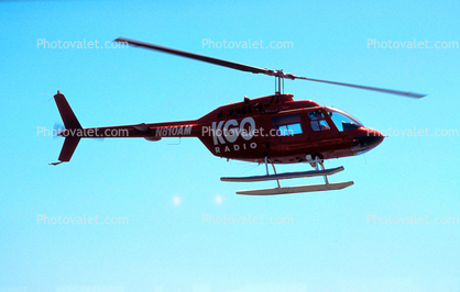 N810AM, Bell 206 JetRanger, KGO Radio