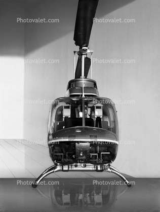 Bell 206 JetRanger, head-on, Paintography