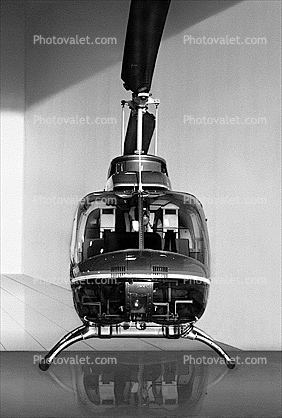 Bell 206 JetRanger, head-on, Paintography