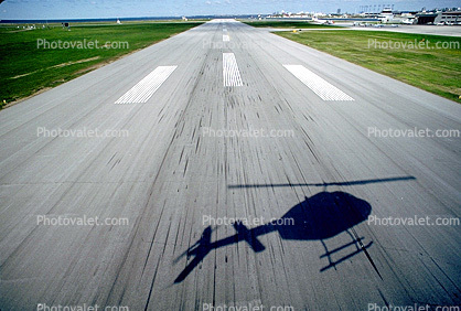 Bell 206 JetRanger, Landing Shadow, Runway