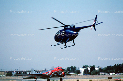 N4467V, Hughes 369HS, flying, flight, airborne, Trinity Helicopters, IncSaint