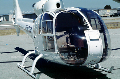 N401S, Aerospatiale SA-341G Gazelle, windshield