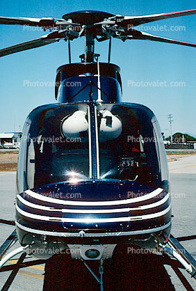 N407CC, Bell 407 head-on, FLIR, Turbo-Shaft, Contra Costa County Sheriff