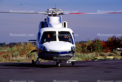 N280TR, Sikorsky S-76B head-on