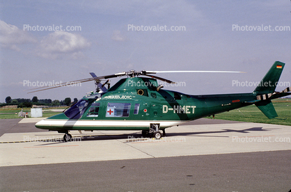 D-HMET, Agusta 109C, Air Ambulance, Medevac