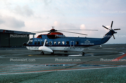 PH-NZA, Sikorsky S-61N, KLM Helikopters, Schiphol International Airport, Amsterdam
