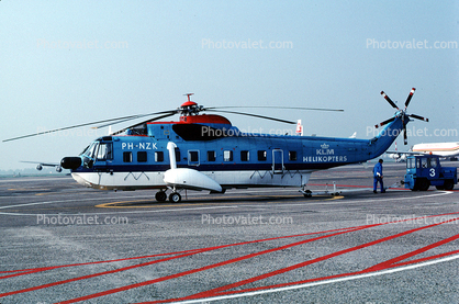 PH-NZK, Sikorsky S-61N Mk.II, KLM Helikopters, Schiphol International Airport, Amsterdam