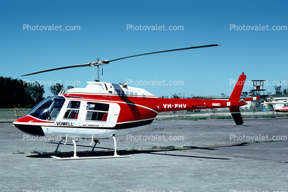 VH-FHV, Bell 206 JetRanger, VOWELL Air Services
