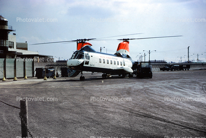 N6674D, Boeing Vertol 107-II, New York Airways, BV-107, NYA, May 1965, 1960s