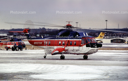 G-BHOG, Sikorsky S-61N, Bristow Helicopters, February 1983