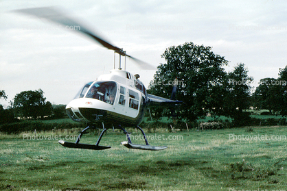 Bell Jetranger airborne, flight, flying