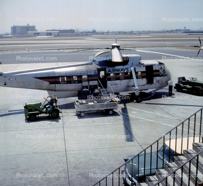 N303Y, Magapolis IV, Los Angeles Airways Helicopter, S-61L, LAA, July 1966