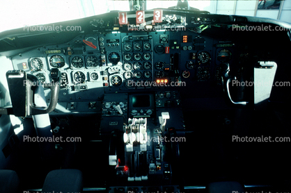 Cockpit, PSA, Pacific Southwest Airlines, Boeing 727