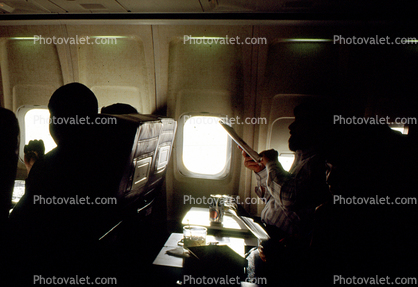 Boeing 757 Cabin, seats, windows