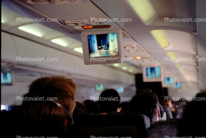 Drop down Television screens, Passenger
