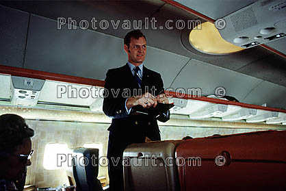 Steward, Flight Attendant, Cabin Crew, May 1972, 1970s