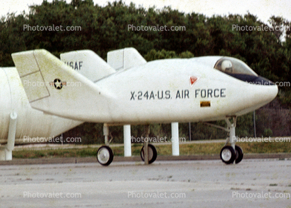 X-24A lifting body, USAF, milestone of flight