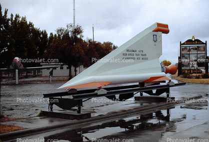High Speed Test Track, Rocket Sled, Holloman AFB,, Alamogordo, New Mexico, USAF