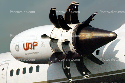 UDF, Unducted Turbofan, GE-Aircraft Engines, Unducted Fan, MD-U-B Demo