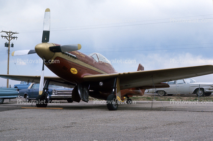 N5466V, F-51D Mustang, No Name Dame, Roach Aircraft Inc.,  Jeffco Airport, 6 November 1973