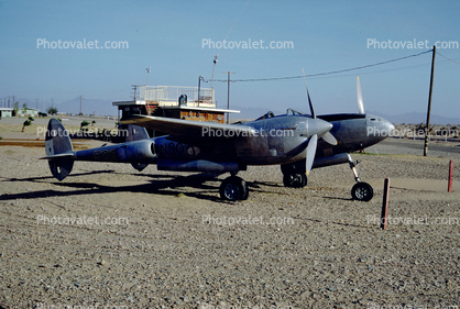 N9005R, P-38L, Blythe, California, 1969, 1960s