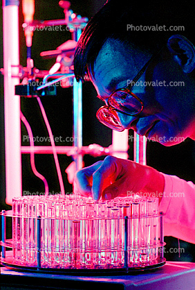 Lab Technician, test tubes, man, male