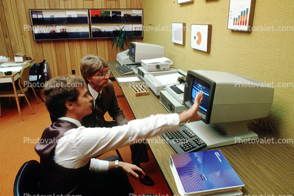 Hewlett Packard 125 Desktop Computer, 100 series, ET Head Monitor, 15 October 1982, 1980s 