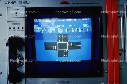 VMS 220 Multinonicx Traffic Control Computer Monitor, Telephone, 22 September 1983