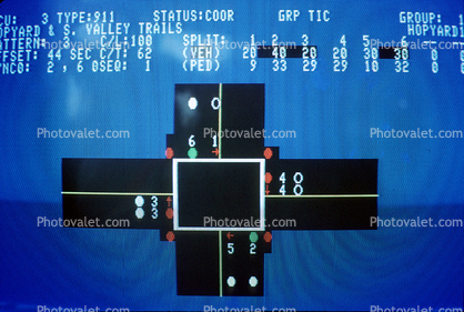Multinonicx Traffic Control Computer Monitor, 22 September 1983