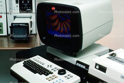 Man at Computer, 1980s