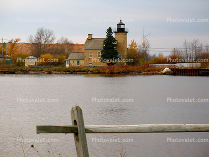 Copper Harbor Lighthouse, Houghton County, Copper Island, Keweenaw Peninsula, Michigan, Lake Superior, Great Lakes